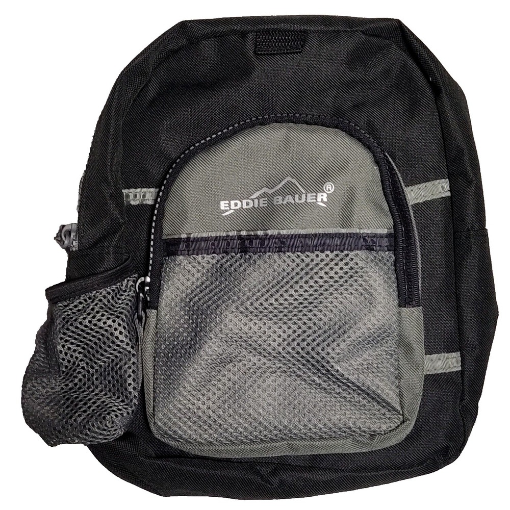 EDDIE BAUER Black Green Kids Hiking Safety Harness Mini Backpack (No Tether)